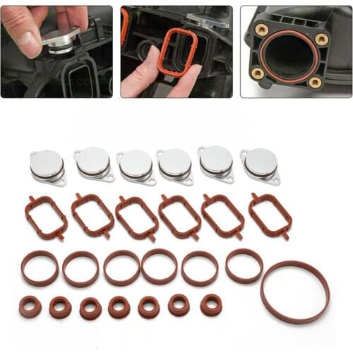 EPMAN 6 x 33MM Diesel Swirl Blanks Flaps Repair Delete Kit Removal Repair Kit For BMW M57 530D 330D 335D TKYD811A