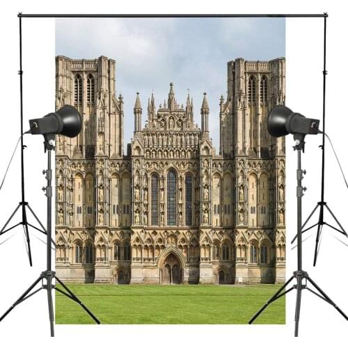 150x210cm Wells Cathedral Photo Background London Architecture Backdrop European theme Photography Studio Background