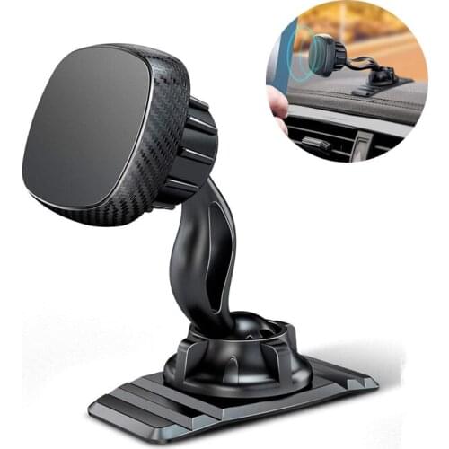 Magnetic Car Phone Holder 360° Rotating Car Air Vent Magnet Mount Mobile Cell Phone Stand For iPhone 11 12 Samsung S20 Xiaomi