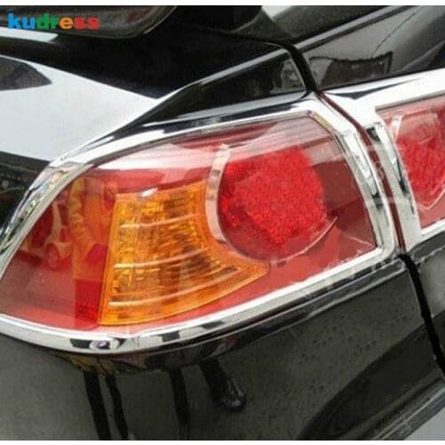 For Mitsubishi Lancer Lancer X Lancer Evo 2010 2011 2012 2013 ABS Chrome Taillight Rear Lamp Cover Trim Car Accessories Styling