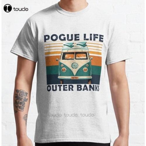 New Pogue Life Outer Banks Classic T-Shirt Cotton Men Tee Shirt