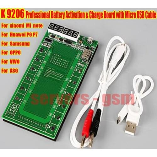 Newest version Kaisi K 9206 Professional Battery Activation & Charge Board for Samsung Micro USB Cable