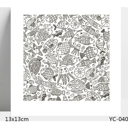 AZSG Marine organism Clear Stamps For DIY Scrapbooking/Card Making/Album Decorative Silicone Stamp Crafts