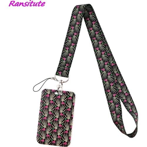 Ransitute R1807 Organ Bones Personality Bank Credit Card Holder Wallet Bus ID Name Work Card Holder For Doctor Nurse Accessories