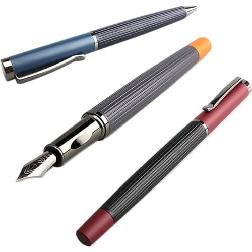 1Pcs Luxury Metal Fountain Pen Elegant Retro Morandi Color Excellent Business Office Student School stationery Pen