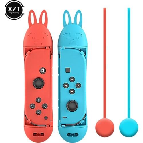 NS Jump Rope Challeng Game Joycon Handle Nintend Switch Rope Skipping Jumping Joy-Con Holder Controller For Nintend Switch