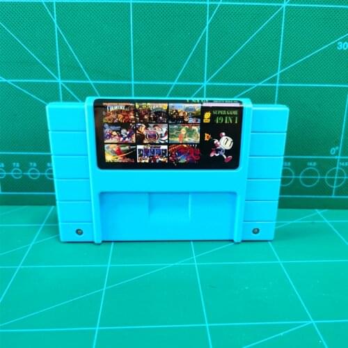 Super 49 in 1 Game Cartridge Donkey Country 1 2 3 Kong Super Metroided Marioed World All Stars Zeldaed Series game
