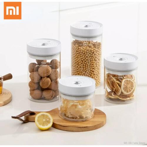 Xiaomi BUD Automatic Pumping Air Vacuum Freshness Box Constant Pressure Food Storage Container Portable Food Sealed Box