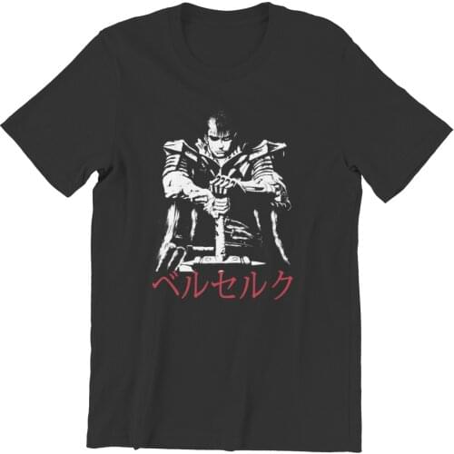 Westcreek Guts Berserk Printing Funny Anime Short Sleeve Groot Kawaii 90s Tshirts 106763