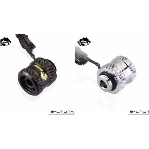 Bykski B-LTJT-X 14mm Rigid Hard Tube Build-in RBW Led Connector Fitting