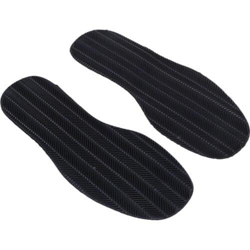 1 Pair DIY Stick On Full Soles Heel Palm Shoe Repair Anti-Slip Grip-rubber Pads - 29X11.5X0.2Cm