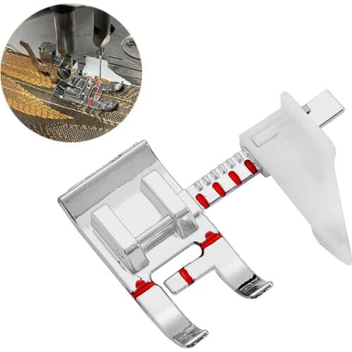 1pcs Sewing Machine accessories Adjustable Guide Presser Foot and Snap-on Adjustable Bias Binder Foot for Brother, Singer,Etc