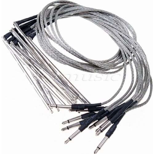 10Pcs Guitar Saddle Piezo Pickup Steel String Spacing