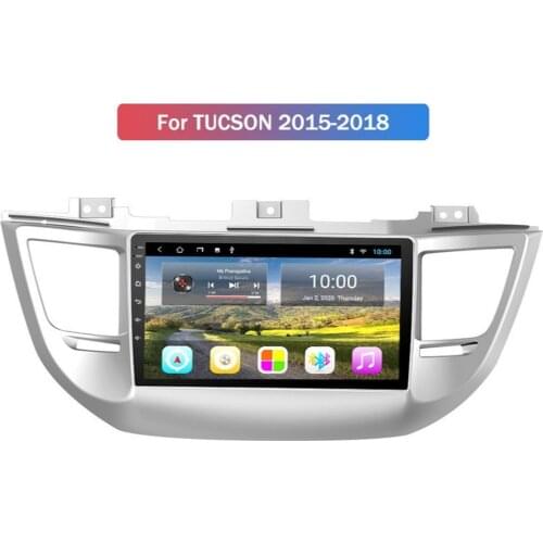 Android 10.0 System Quard Core 2G+32G WIFI HD 1024*600 Car GPS Nagavition For HYUNDAI TUCSON 2015- Car Radio Player