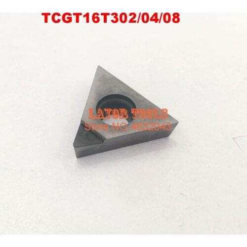 Free shipping 2PCS TCGT16T302/TCGT16T304/TCGT16T308 PCD Diamond inserts ,Carbide Milling Inserts, Milling Cutter For STGCR