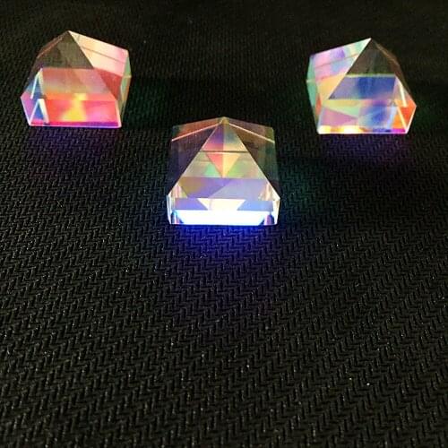 Colored Prism Pyramid Cube Of Light Scientific Experiments Flawless Creative Arrangements Valentines Day Gift