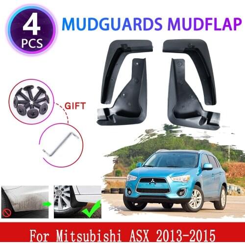 For Mitsubishi ASX RVR Outlander sport 2013 2014 2015 Mudguards Mudflaps Fender Mud Flap Splash Guards Protect Car Accessories