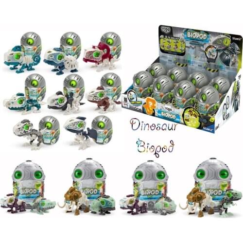 Biopod Dinosaur Blind Box Triceratops Pterosauria Velocisaurus Mammuthus Primigenius Assembly Model Surprise Toys Birthday Gift