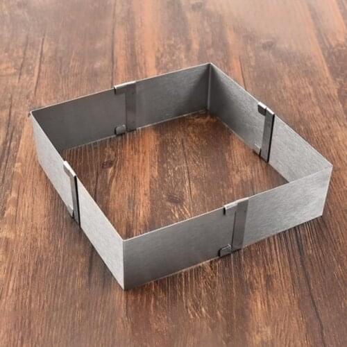 Baking Frame Rectangular Adjustable Cake Mould Cake Tin Cake Tin Cake Tin Baking Frame Square Adjustable Stainless Steel