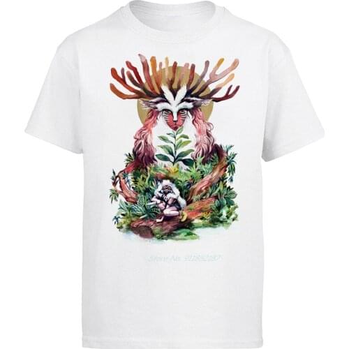 Princess Mononoke Studio Ghibli Anime Tee mens T shirt fashion harajuku short-sleeved T-shirt Round neck casual T-shirt tops