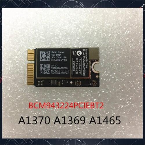 BCM943224PCIEBT2 WiFi Bluetooth AirPort Card For MacBook Air 13" A1369 2010 2011 A1370 2010 2011 A1465 2012 Tested