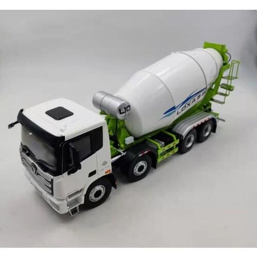 Diecast 1:24 Scale Original Foton Auman EST Resa ETX Concrete Mixer Alloy Engineering Truck Model Metal Collection Display Gifts