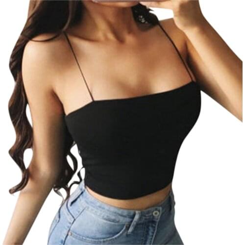 25# Women Sexy Camis Casual Easy Sleeveless O-neck Tanks Sports Tank Tight Fitting Tops Gothic Clothes Ropa De Mujer 2020 Tanks