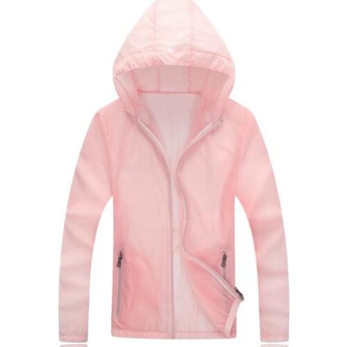 Summer men Quick Dry Skin Sun Protection Clothing Couple Coat Fashion Windbreaker Waterproof Men Women Jacket