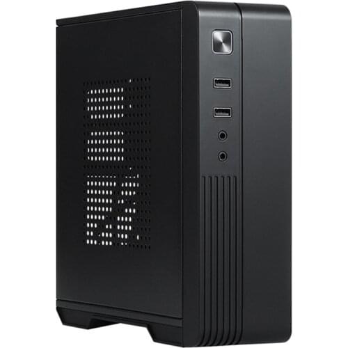MX02 Mini ITX Computer Case HTPC Host Chassis USB2.0 ITX Enclosure Industrial Control Chassis for Office Business
