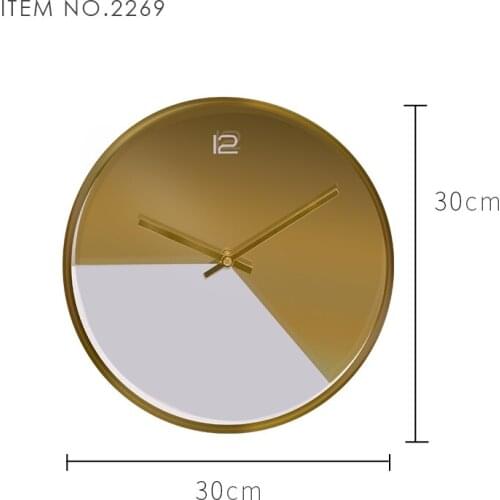 Nordic Metal Simple Wall Clock Modern Design Electronic Abstract Watch Wall Living Room Luxury Wandklok Home Decor Clocks OO50WC