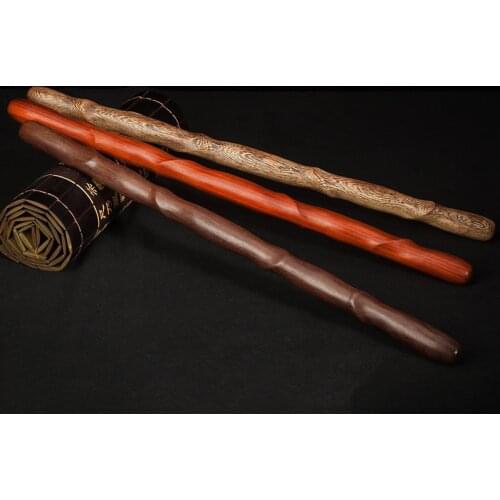 Self-defense Gongfu Stick Solid Wood Stick Car-mounted Wushu Equipment Self-defense Goods Chicken Wing Wood Short Stick