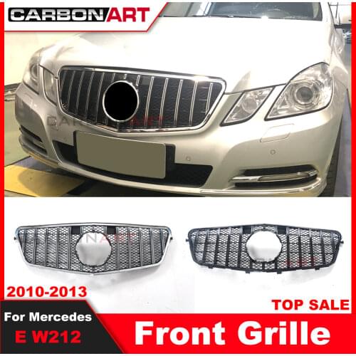 W212 GT Grill Mesh Grille Prefacelift For Mercedees b-enz E Coupe Front Racing Grid Sport 2010-2013 E320 E350 E400 grille