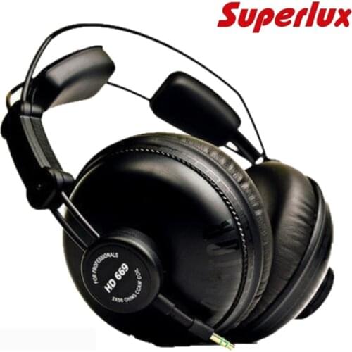 Superlux HD669 professional recording studio monitor closed-back headphone noise cancelling headset music studio gaming headset