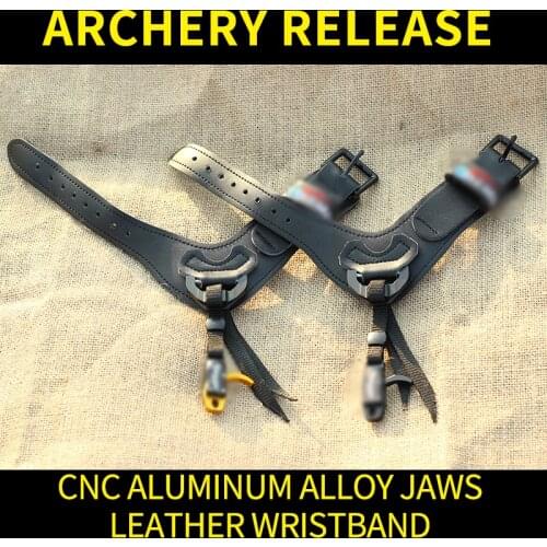 Precise placement For Archery Shooting,Compound Bow Caliper Release Aid Shooting Trigger Buckle Wrist Strap High-end design