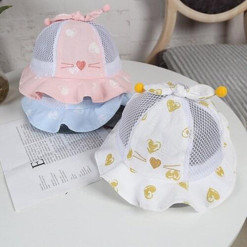 Outdoor Cap Baby Cotton Hats Summer Sun Hat for Girls