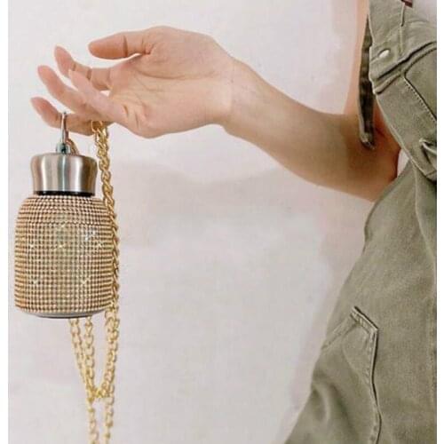 High level fairy cup appearance and heavily lovely keep-warm glass ins portable drill cup 304 stainless steel water bottle