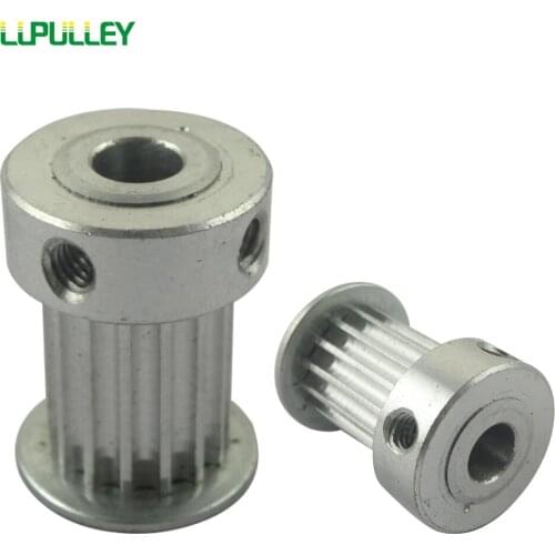 LUPULLEY 16Teeth 3M Timing Pulley Bore 4mm/5mm/6mm/6.35mm Fit Width 15mm HTD3M Belt 16THTD3M Pulley CNC Engraving Machine 2PCS