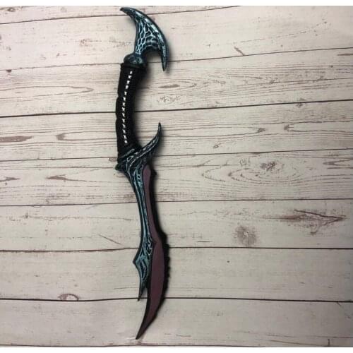 1:1 Cosplay Wow Anti Mage Scythe of Vyse Elf Weapon Game Anime Role Play Halloween Cos Gift Safety PU 50cm