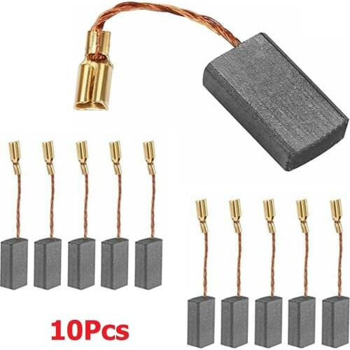 10Pcs Power Tool Carbon Brushes For Bosch Angle Grinder Electric Hammer Drill Graphite Brushes 15x8x5mm