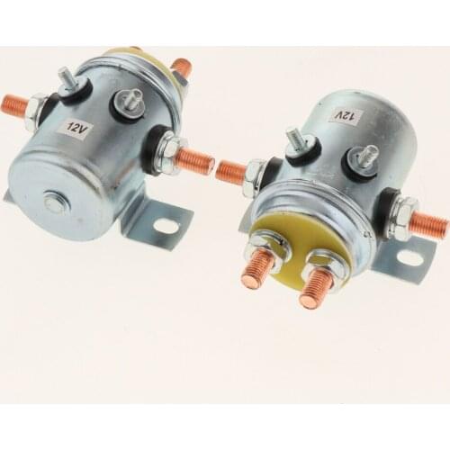 2pcs Solenoid Relay Switch Continuous Duty 200AMP 12V Starter Solenoid Switch