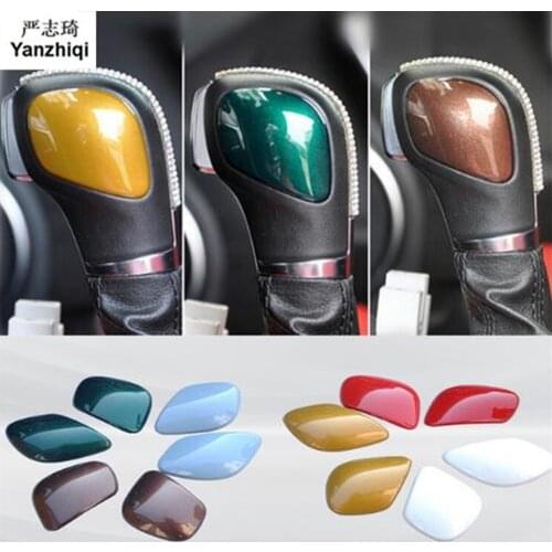 2pcs/lot Car stickers ABS material Paint gear Lever head decoration cover for 2013-2018 Volkswagen VW Beetle
