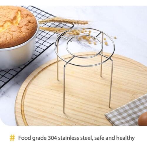 304 stainless steel inverted rack bread cooling rack chiffon cake cooling rack fork rack Spoon Rests Household Kitchen Tools
