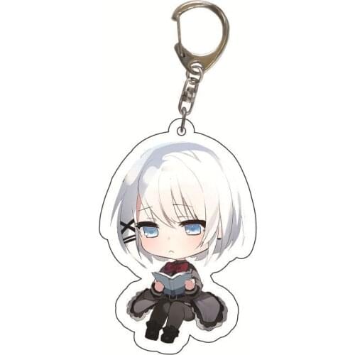 Anime The Detective Is Already Dead Siesta Natsunagi Nagisa Acrylic Keychain Pendant School Bag Charm Cosplay Keyring Decor Gift