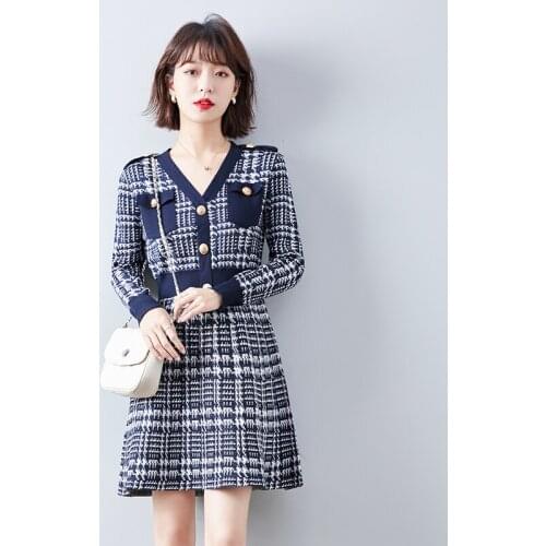 Модные платья в клетку ATIMEET China At AliExpress