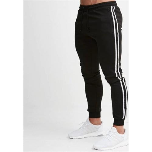 Men Fitness Sweatpants male gyms Bodybuilding workout cotton trousers Casual Joggers sportswear Pencil pants casual pants