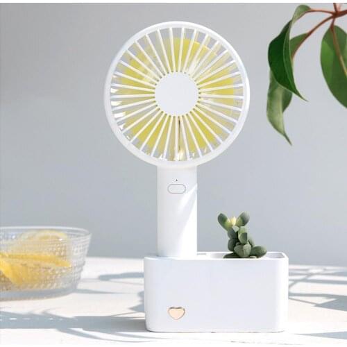 Long Lasting Detachable Base Pen Tube Fashion USB Mini Fan for Travel