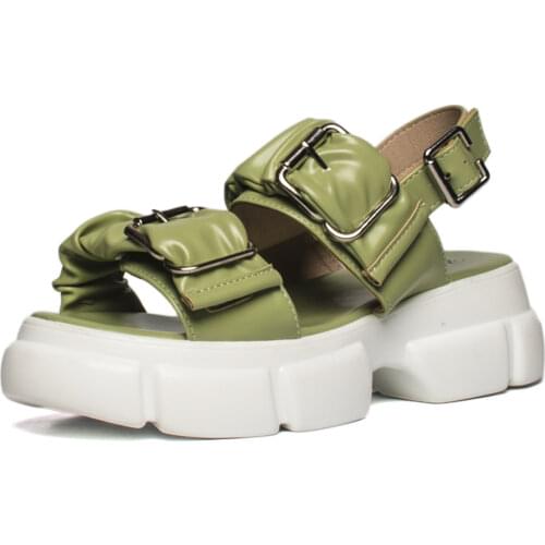 Fujin 2021 Women Summer Shoes Platform Heel Chunky Beach Sandals Women 2021 Comfortable Soft Leather Slippers Sandaleas De Mujer