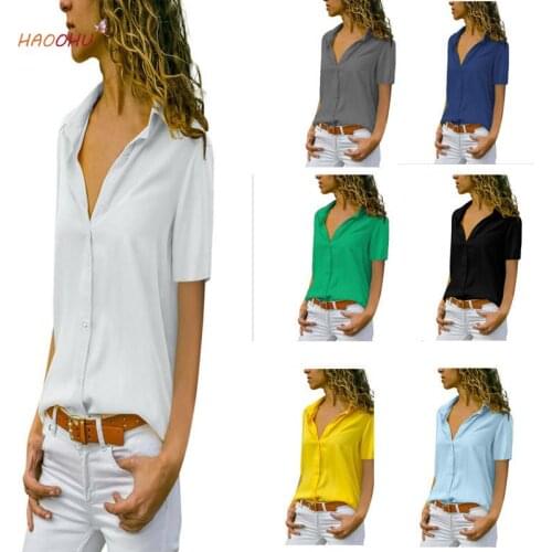 HAOOHU Womens Chiffon Blouses