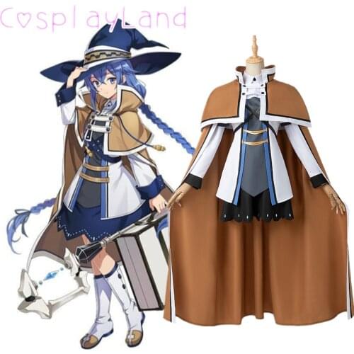 Japanese Anime Mushoku Tensei: Jobless Reincarnation Roxy Migurdia Cosplay Costume Dress Outfits Halloween Carnival Suit