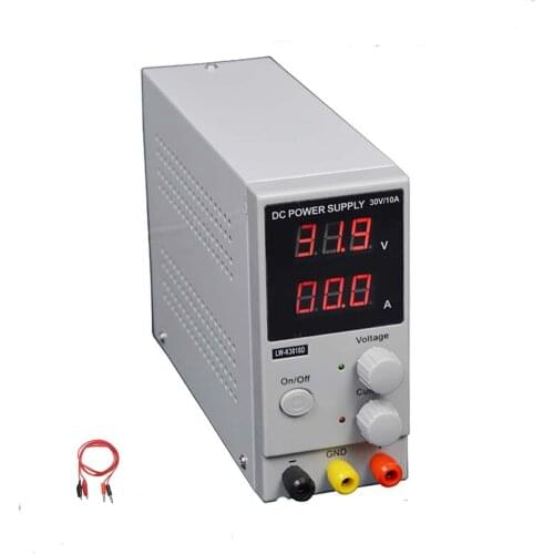 LW 3010D DC Power Supply Adjustable Digital Lithium Battery Charging 30V 10A Switch Laboratory Power Supply Voltage Regulator